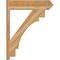 Ekena Millwork Merced Arts & Crafts Rough Sawn Outlooker, Western Red Cedar, 8"W x 32"D x 40"H OUT08X32X40MRC03RWR - alternate 2